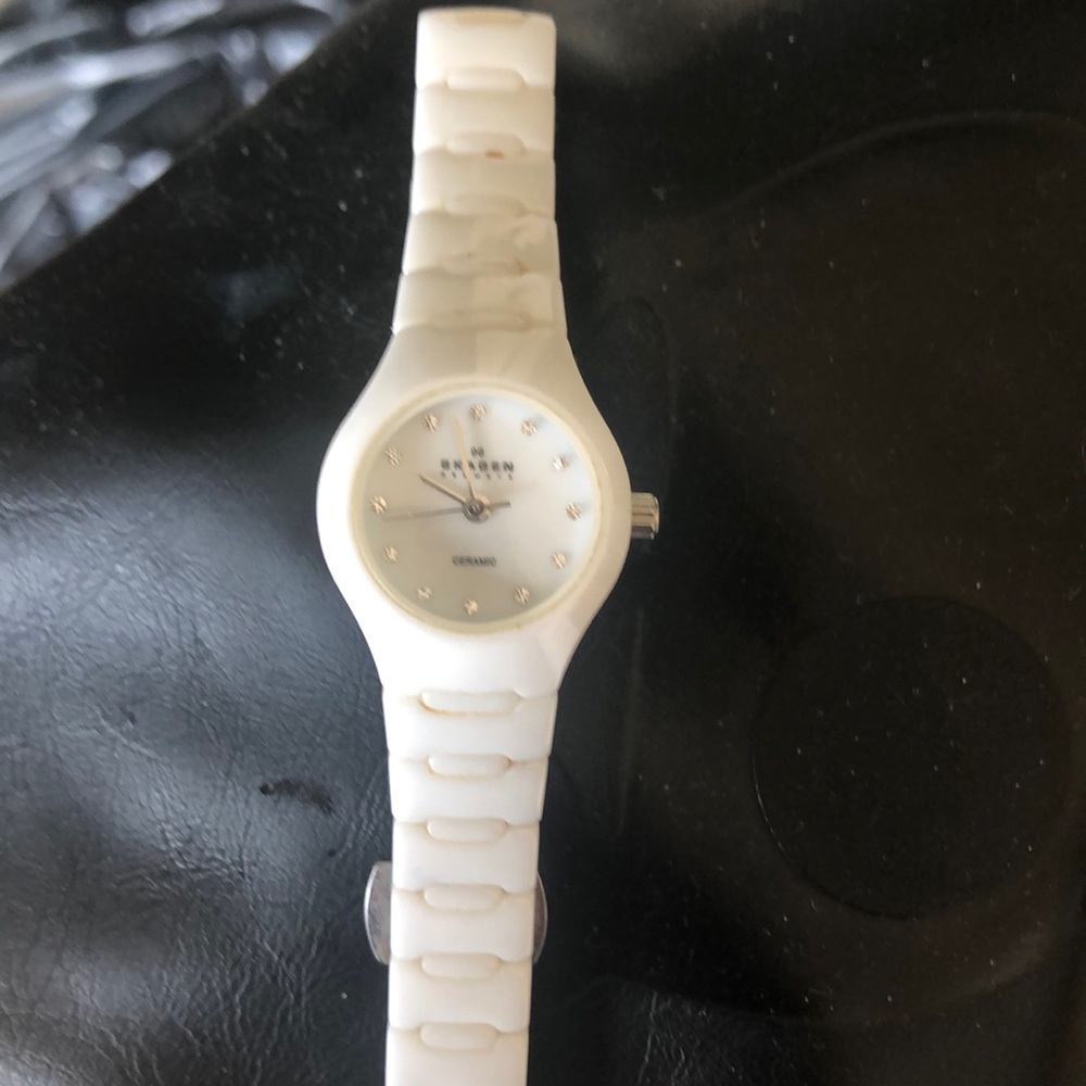 Skagen Ceramic White ladies Watch